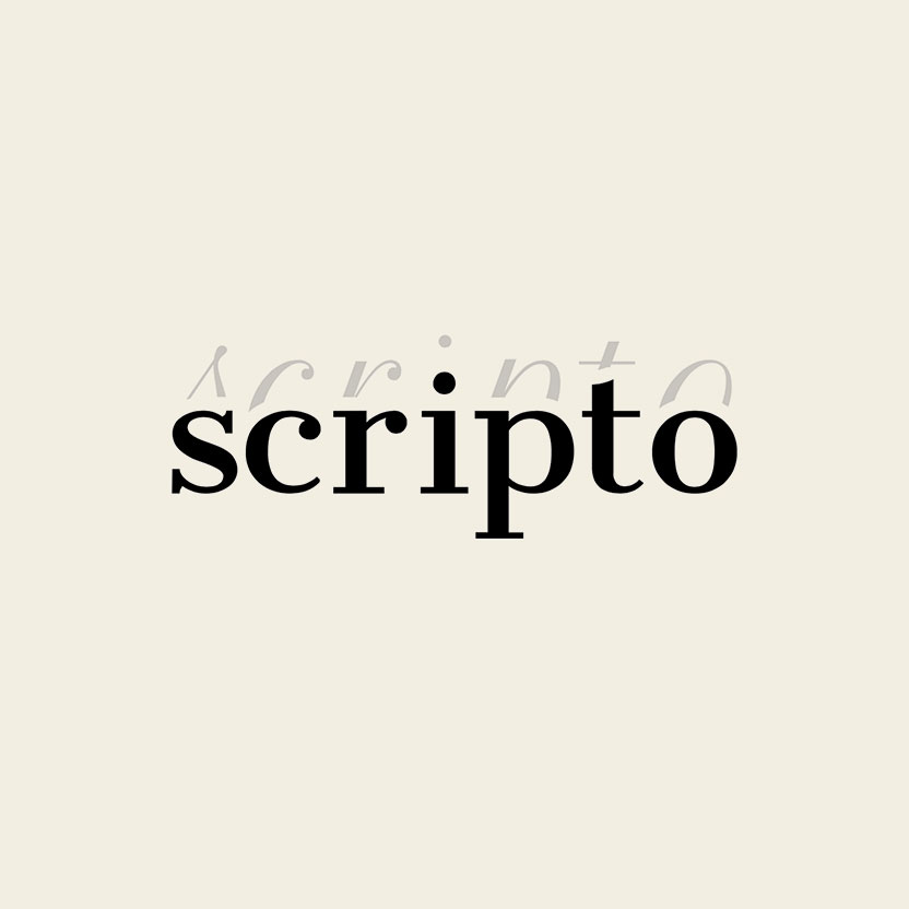 Logo for the Scripto website.